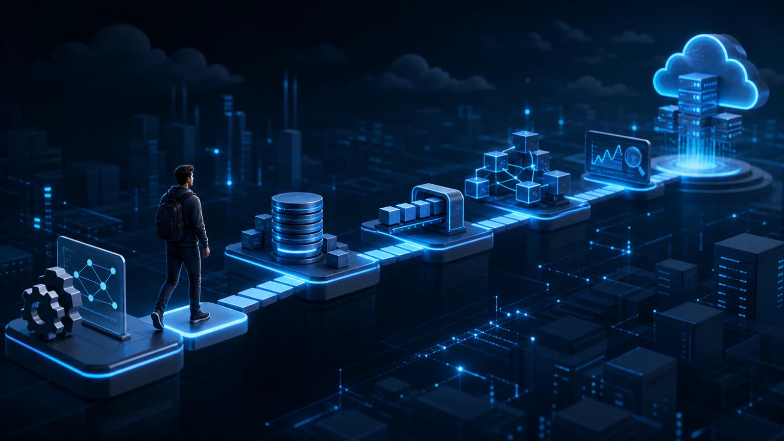 Backend engineer progressing from APIs to reliable distributed systems